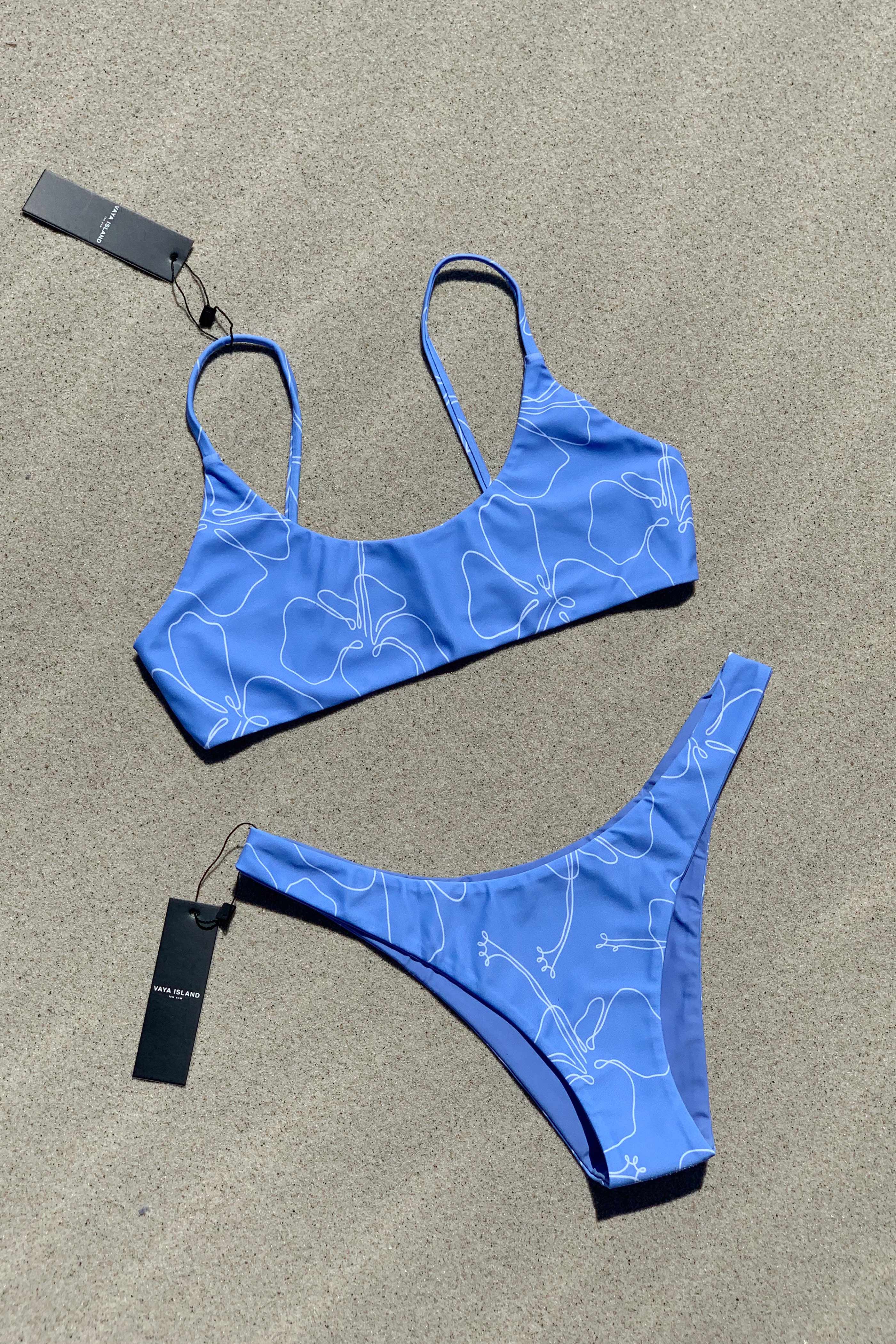Cove Reversible Bottom (Cayman/Pastel Blue)