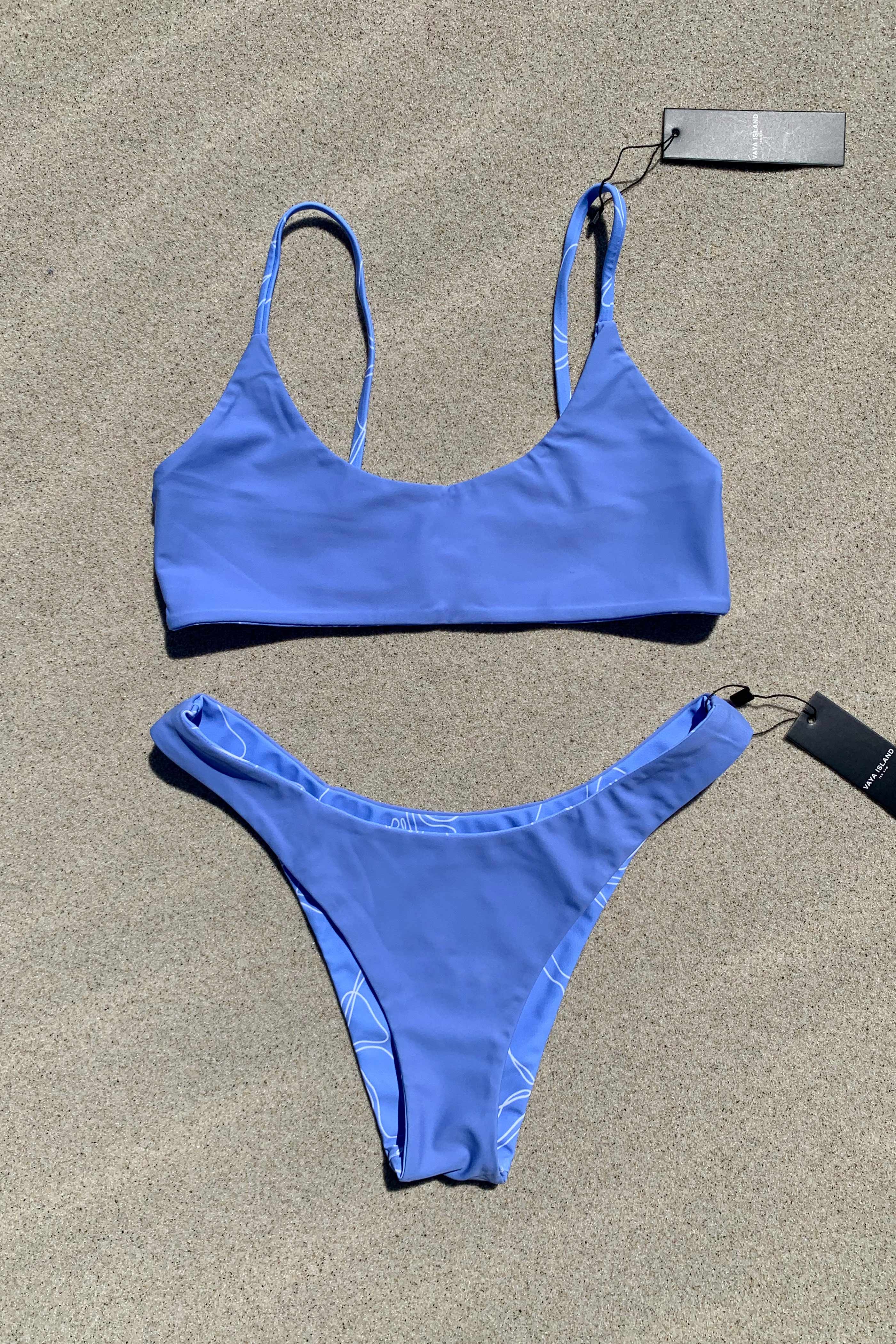 Cove Reversible Bottom (Cayman/Pastel Blue)