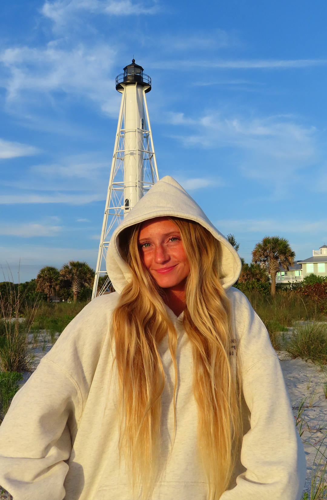 Unisex Surf Club Puff Print Hoodie (Oat Ash)