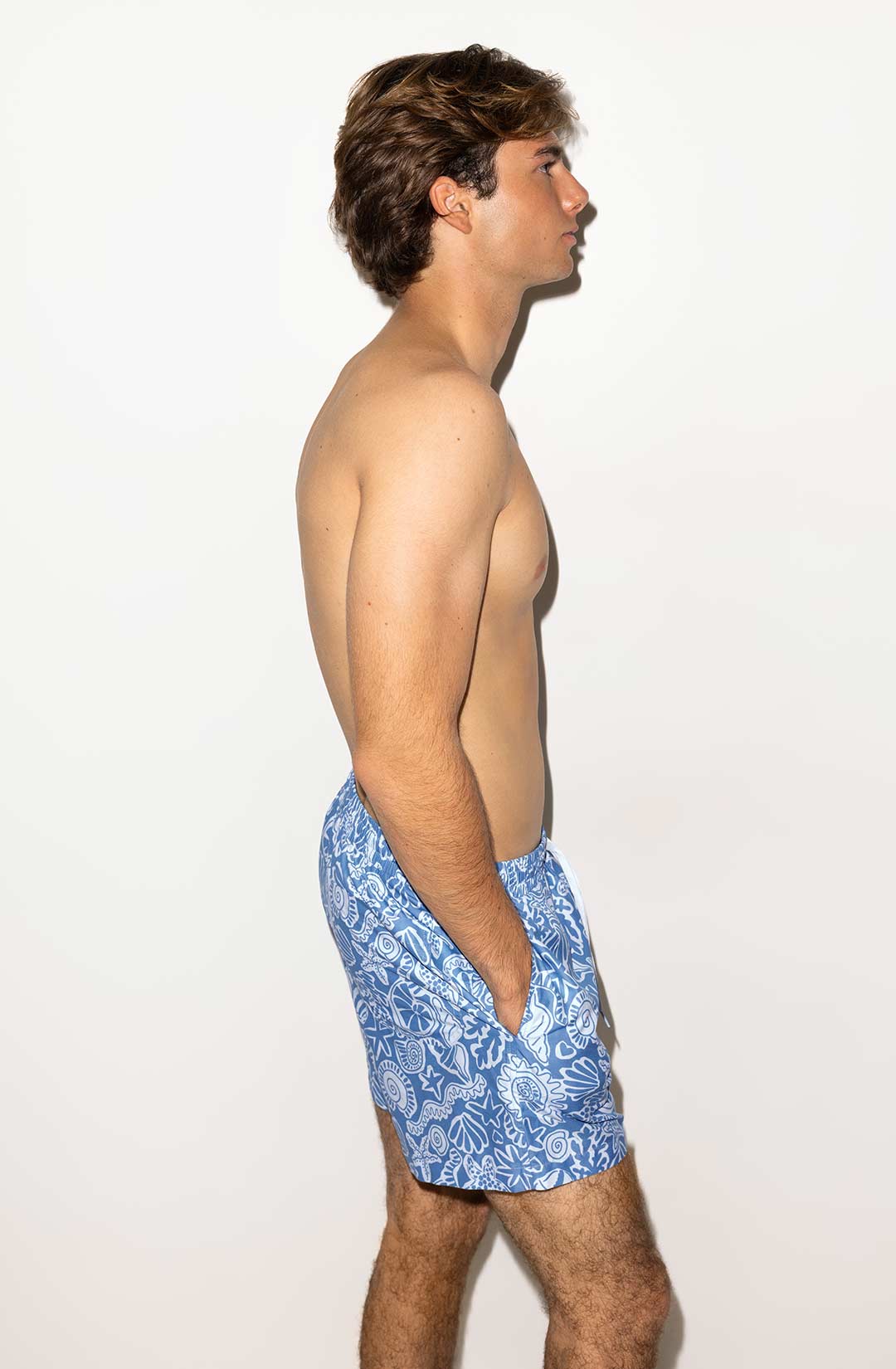Mens Swim Trunks (Tahiti Tides)