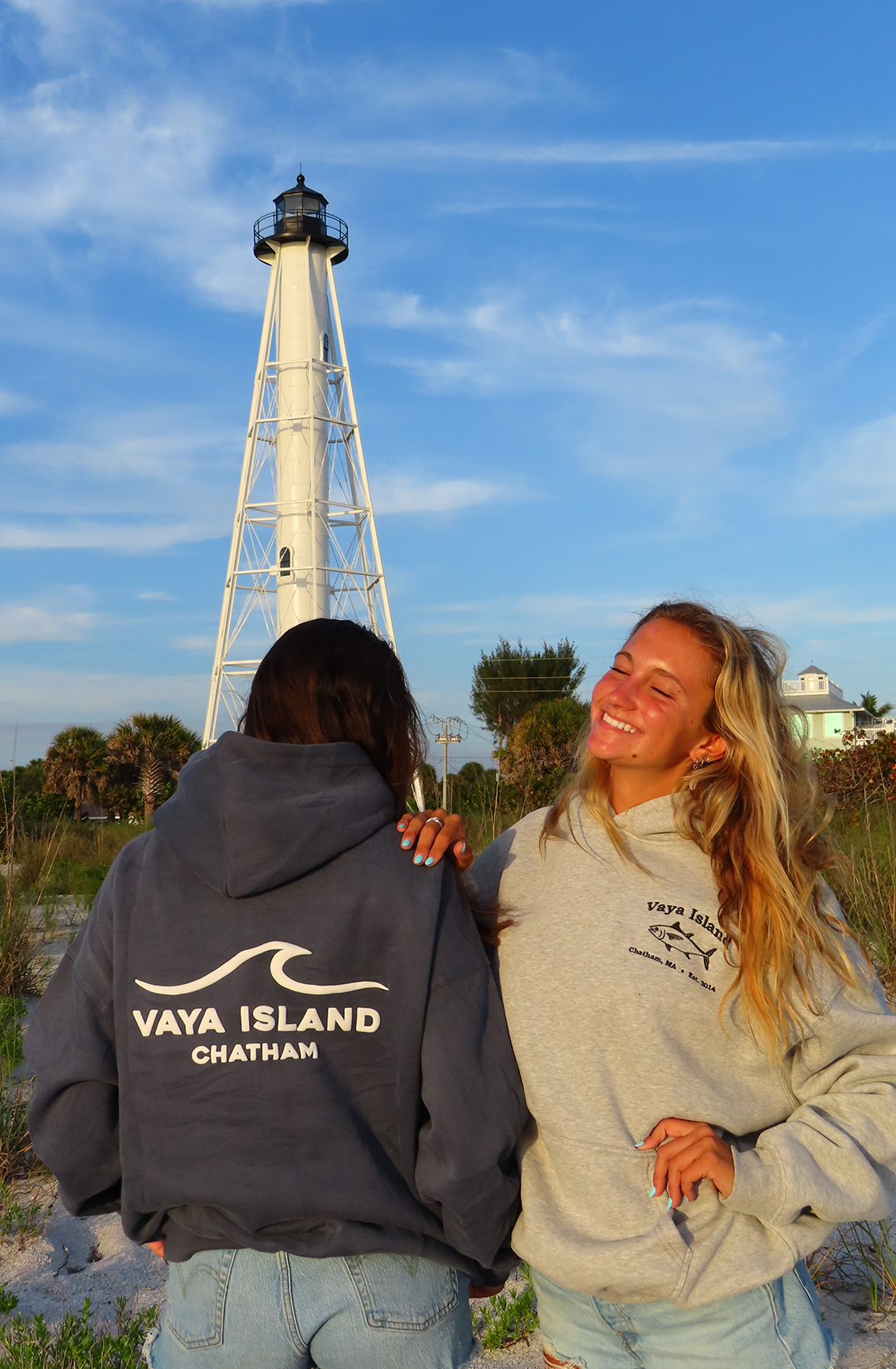 Unisex Wave Hoodie (Grey Blue)