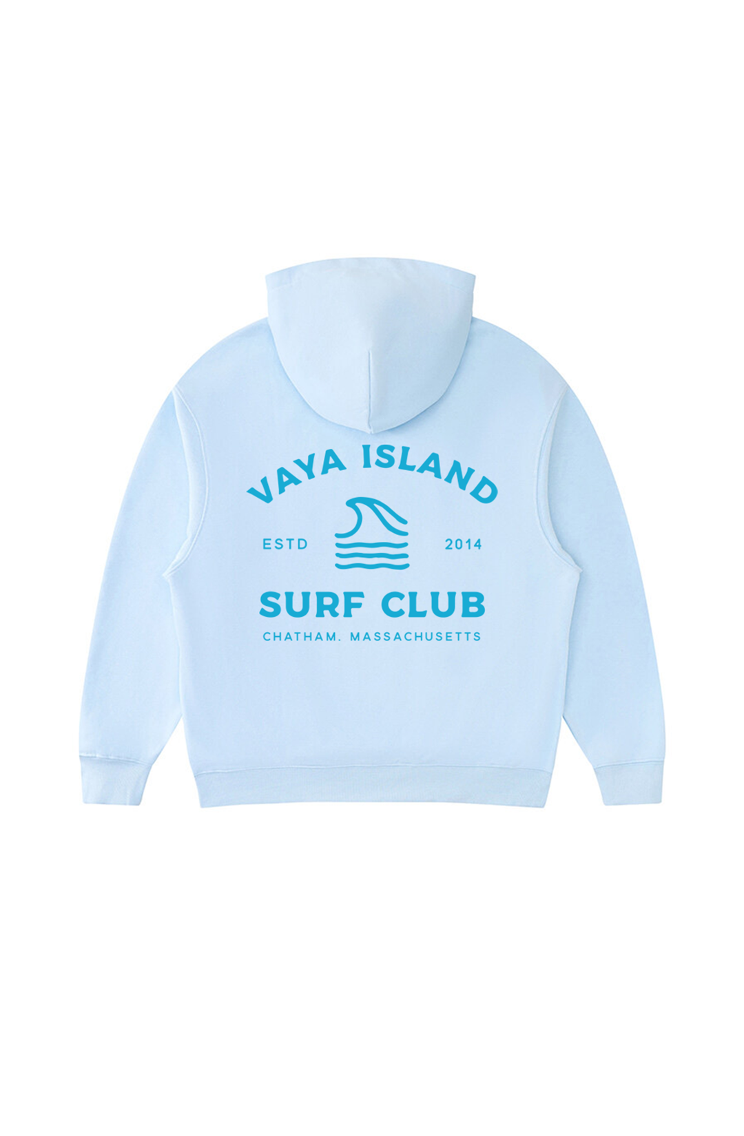 Vaya Island Embroidered Surf Club Hoodie (Blue)