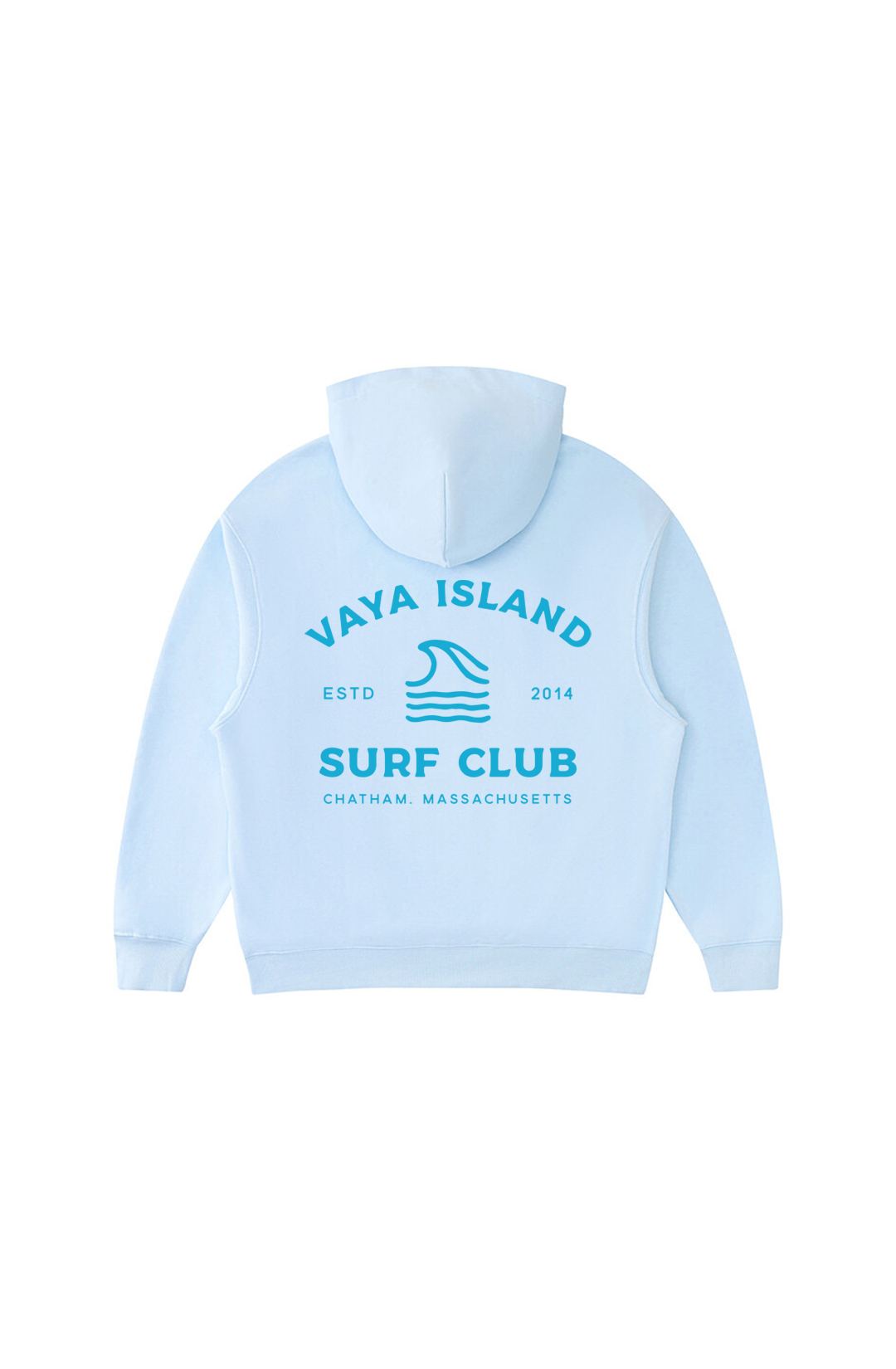 Vaya Island Embroidered Surf Club Hoodie (Blue)