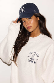 Unisex Vintage Embroidered Flagship Crewneck