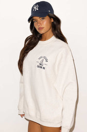 Unisex Vintage Embroidered Flagship Crewneck