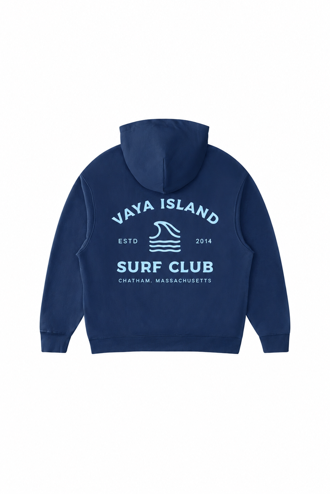 Vaya Island Embroidered Surf Club Hoodie (Navy)
