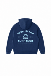 Vaya Island Embroidered Surf Club Hoodie (Navy)