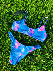 Oasis Top (Blue Tie Dye)